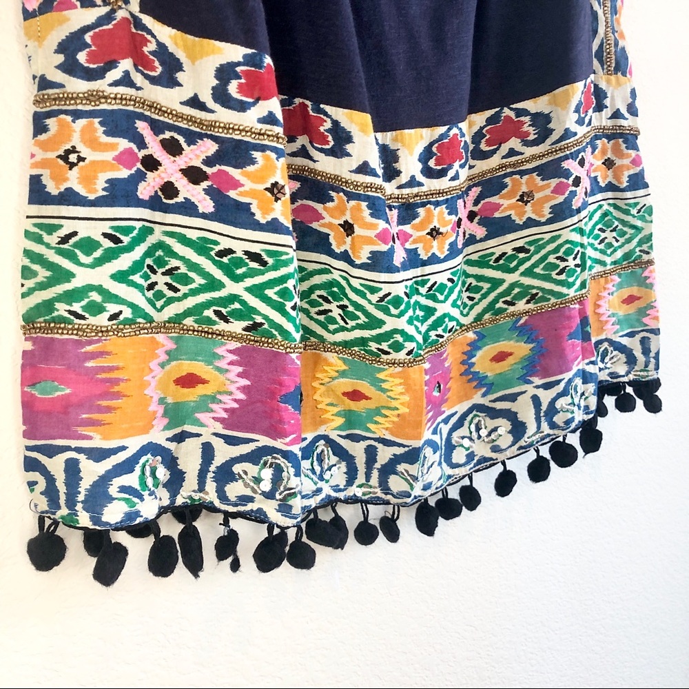 🆕 Anthropologie Multicolor Embroidered Tunic - Picture 7 of 15